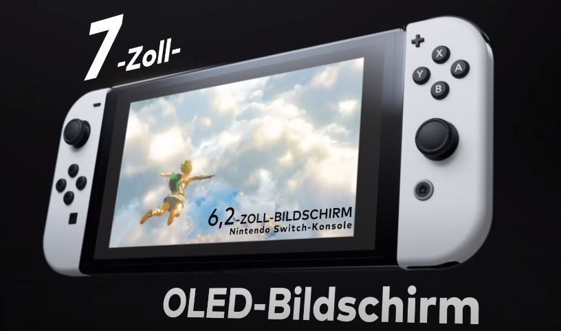 Switch Konsole 7 Zoll OLED Display